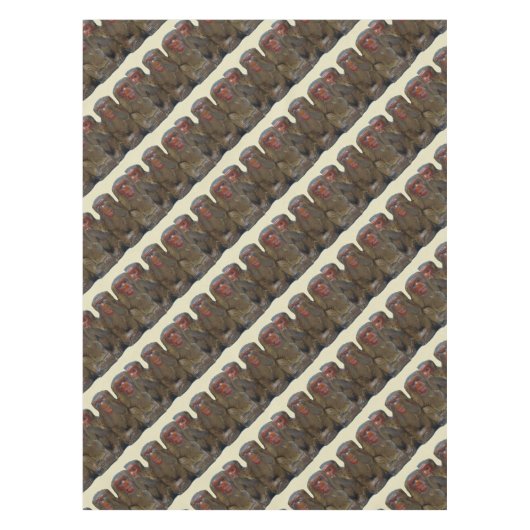 Drei kluge Affen Tischdecke (Vorderseite)