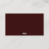 Drei kluge Affen Visitenkarte (Rückseite)