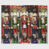 Drei kluge Cracker - Nutcracker Soldiers Geschenkpapier (Flach)