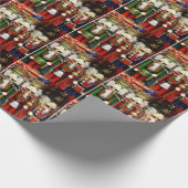 Drei kluge Cracker - Nutcracker Soldiers Geschenkpapier (Ecke)