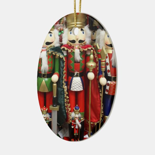 Drei kluge Cracker - Nutcracker Soldiers Keramik Ornament (Links)