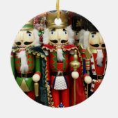 Drei kluge Cracker - Nutcracker Soldiers Keramik Ornament (Hinten)