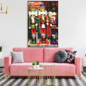 Drei kluge Cracker - Nutcracker Soldiers Leinwanddruck (Insitu (Wohnzimmer))