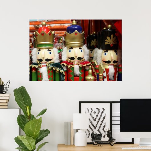 Drei kluge Cracker - Nutcracker Soldiers Poster (Heimbüro)