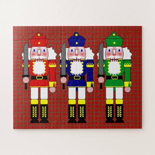 Drei kluge Cracker - Nutcracker Soldiers Puzzle (Horizontal)