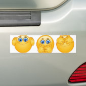 drei kluge Emojis Autoaufkleber (Auf Auto)