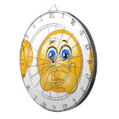 drei kluge Emojis Dartscheibe (Vorderseite rechts)