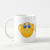drei kluge Emojis Kaffeetasse (Links)