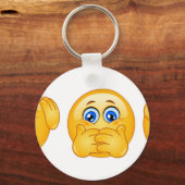 drei kluge Emojis Schlüsselanhänger (Vorderseite)
