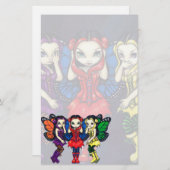 "Drei kluge Feen-" Briefpapier (Vorne/Hinten)