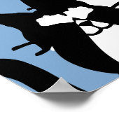 Drei kluge Kätzchen in einer Gruppe Poster (Ecke)