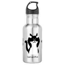 Drei kluge Kätzchen Schwarz und Weiß, kundenspezif