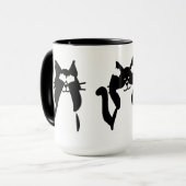 Drei kluge Kätzchen Tasse (Vorderseite Links)