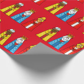 Drei kluge Männer in Rot Geschenkpapier (Ecke)