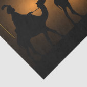 Drei kluge Männer reisen mit Kameln unter Star Seidenpapier (Detail)