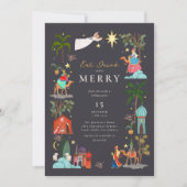 Drei kluge Männer Weihnachtsfeier Einladung (Vorderseite)