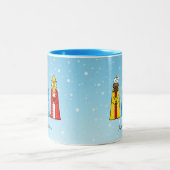 Drei kluge Männer Zwei-Tone-Tasse Zweifarbige Tasse (Mittel)