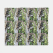 Drei kluge Stehende Otter, Fleecedecke (Vorderseite (Horizontal))