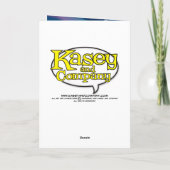 Drei kluge Typ Feiertagskarte (Rückseite)