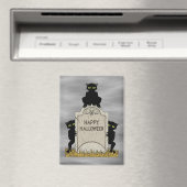 Drei Kobolde Frohes Halloween Magnet (In Situ (Geschirrspüler))