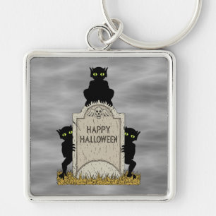 Drei Kobolde Frohes Halloween Schlüsselanhänger