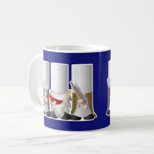 Drei Koch- und Backgummis Kaffeetasse (Vorderseite Links)