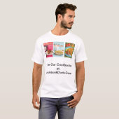 drei Kochbücher an CookBookDude.Com T-Shirt (Vorne ganz)