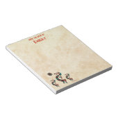 Drei Kokopelli spielen Flute Notizblock (angewinkelt)