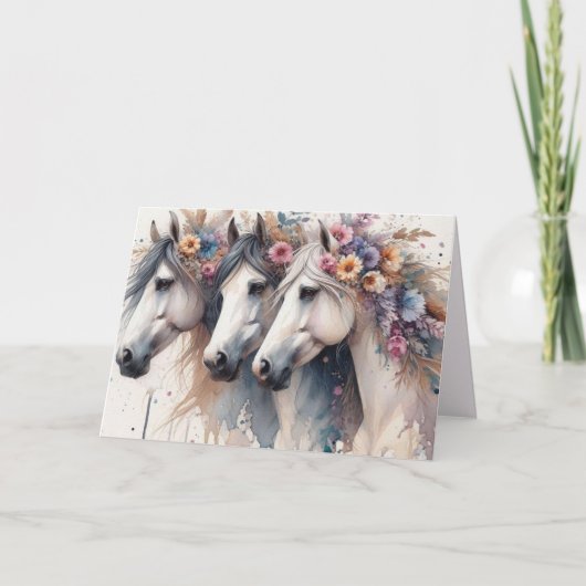 DREI KOLLEGINNEN UND KOLLEGEN DANKESKARTE (Vorderseite)