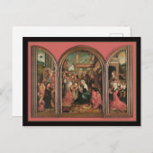 Drei Könige beten Baby Jesus Postkarte (Vorne/Hinten)