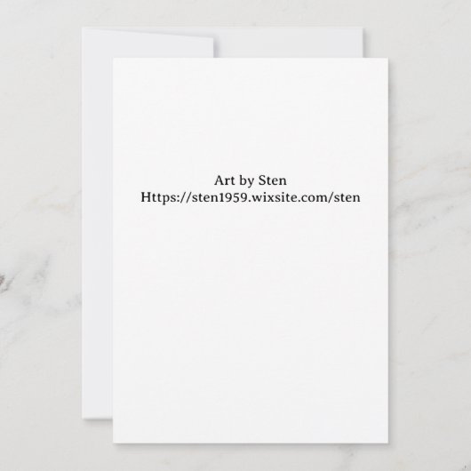 Drei Könige Einladung (Rückseite)