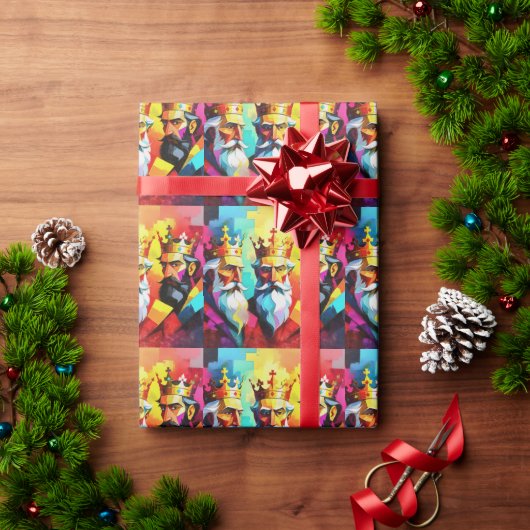 Drei Könige Geschenkpapier (Feiertagsgeschenk)