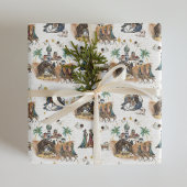 Drei Könige in Bethlehem Geschenkpapier