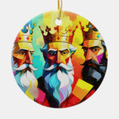 Drei Könige Keramik Ornament (Vorne)