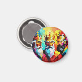 Drei Könige Magnet (Vorderseite/Rückseite)