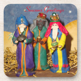 Drei Könige mit Geschenken für das Baby Jesus Weih Getränkeuntersetzer