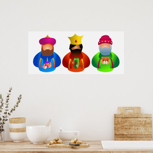 Drei Könige Poster (Küche)