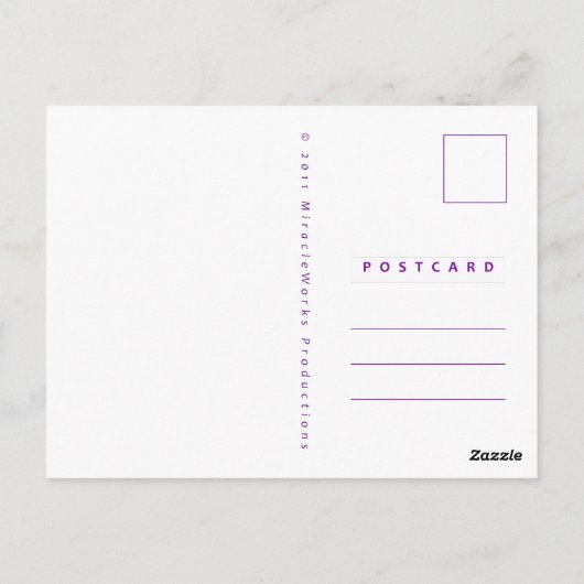 Drei Könige Postkarte (Rückseite)