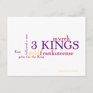 Drei Könige Postkarte