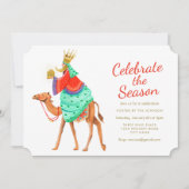 Drei Könige | Saison | Gold-Glitzer | Aufforderung Einladung (Vorderseite)