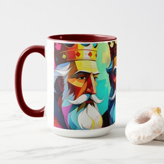 Drei Könige Tasse (Mit Donut)