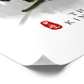 Drei Königreiche "SHU" Kalligrafie Art Poster (Ecke)