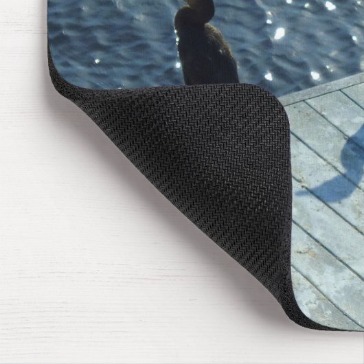 Drei Kormorane Mousepad (Ecke)