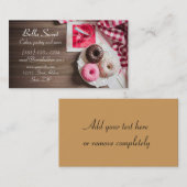 Drei köstliche Krapfen Visitenkarte (Vorne/Hinten)