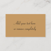 Drei köstliche Krapfen Visitenkarte (Rückseite)