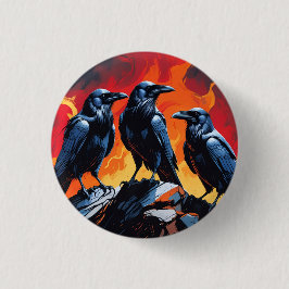 Drei Krähen Button