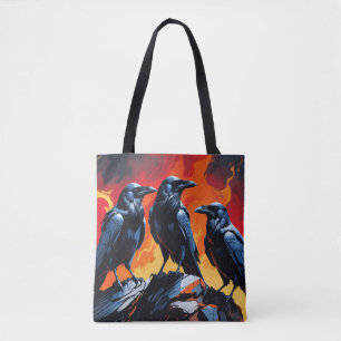 Drei Krähen Tasche