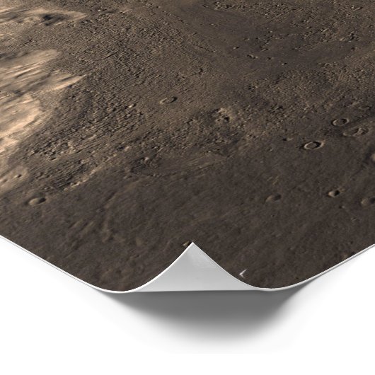 Drei Krater im östlichen Hellasgebiet M Poster (Ecke)