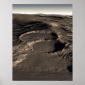 Drei Krater im östlichen Hellasgebiet M Poster (Vorne)