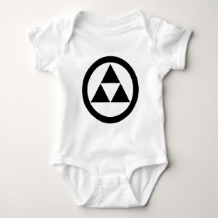 Drei Kreiswaagen Baby Strampler
